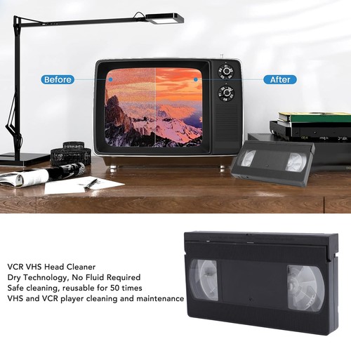 Vcr vhs pulitore - testa, lettore